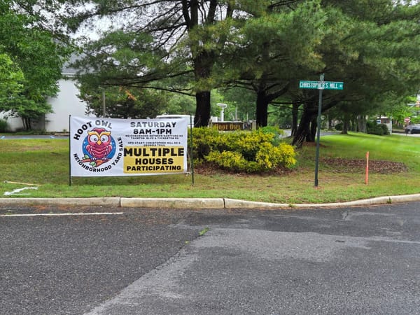 Yard Sale Weekend in Medford: Hoot Owl, Taunton Trace & Deer Brook - where else!?